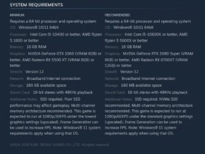 Rise of the Ronin vai precisar de 180GB de espaço no PC