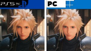 Vídeo comparativo de Final Fantasy VII Rebirth revela que versão de PS5 Pro supera a de PC