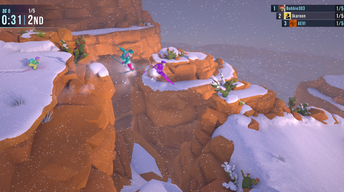 Lonely Mountains: Snow Riders disponível desconto
