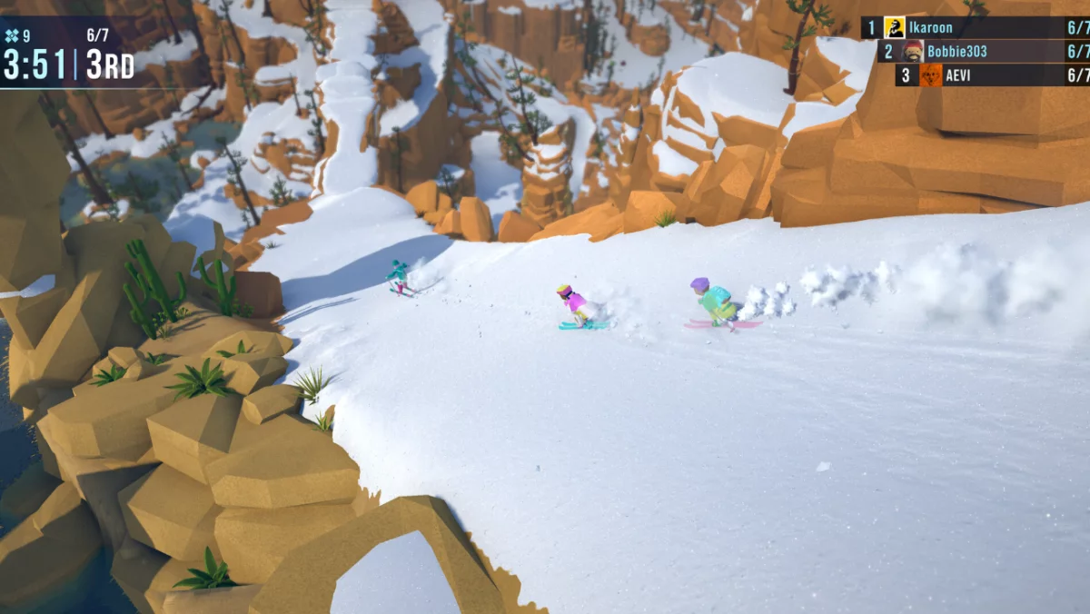 Lonely Mountains: Snow Riders disponível desconto