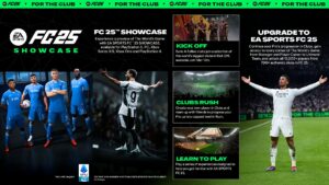 Demo de EA Sports FC 25 recebe equipes italianas