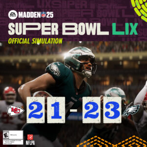 Madden NFL 25 prevê vitória dos Eagles no Super Bowl