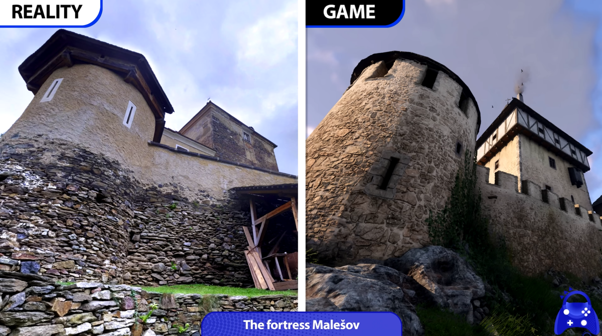 Kingdom Come Deliverance 2 comparativo realidade