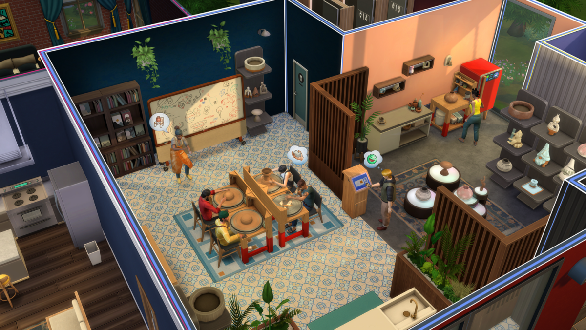 The Sims 4 expansão Ócio e Negócios
