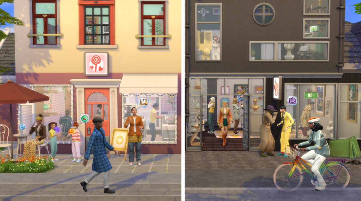 The Sims 4 expansão Ócio e Negócios