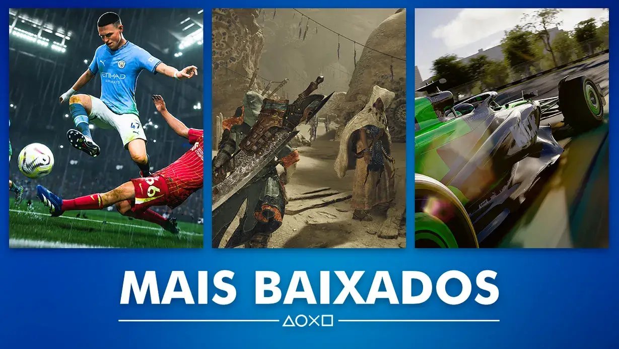 Mais baixados PlayStation fevereiro