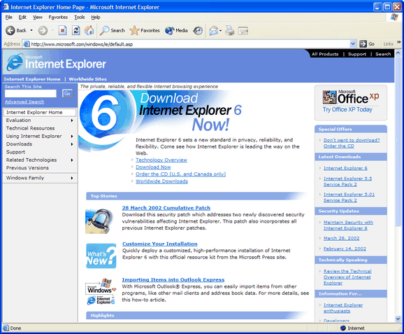 Internet Explorer 6.0