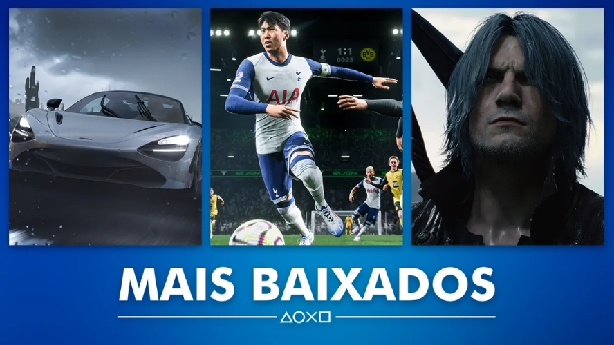 Jogos mais baixados em abril no PlayStation