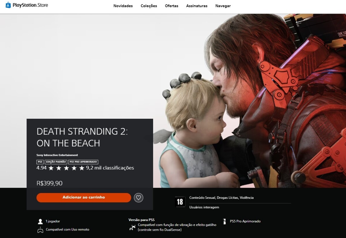 Não foi só Death Stranding 2: preços da PSN explodem no Brasil