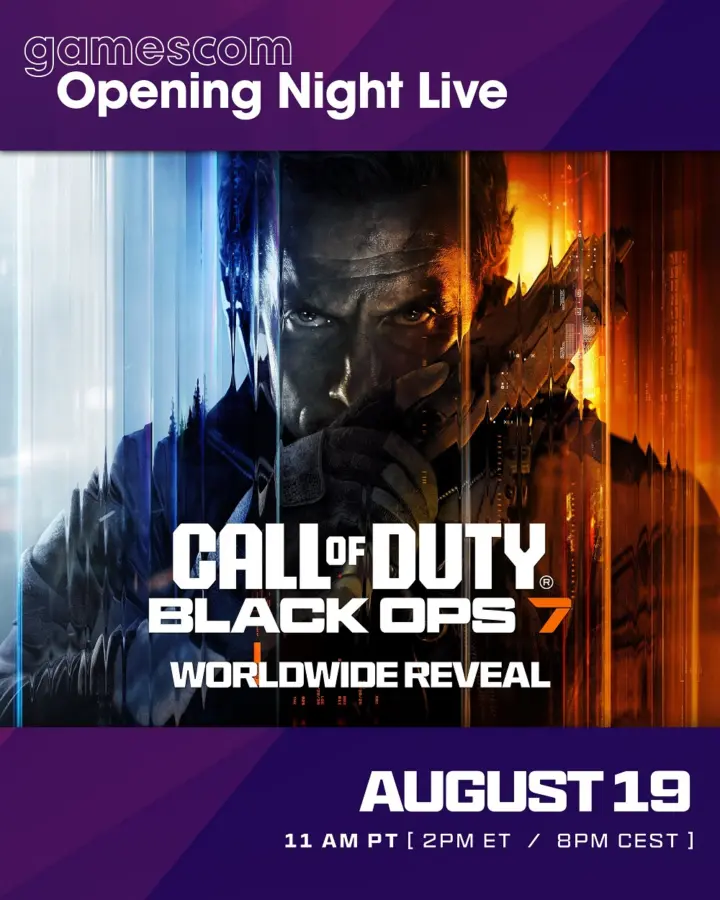 Imagem revela data do evento para mostrar COD na gamescom