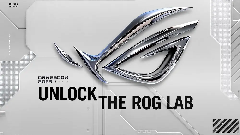 Imagem de divulgação da apresentação da ASUS para a gamescom 2025