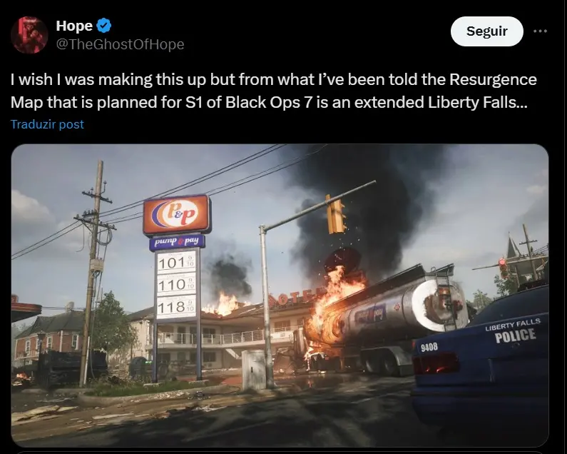 Novo mapa chega com Black Ops 7