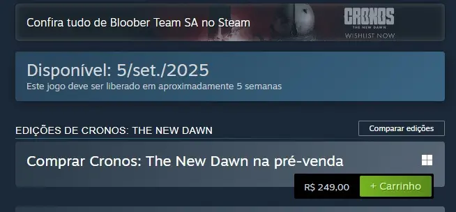 Cronos: The New Dawn tem lançamento confirmado para setembro