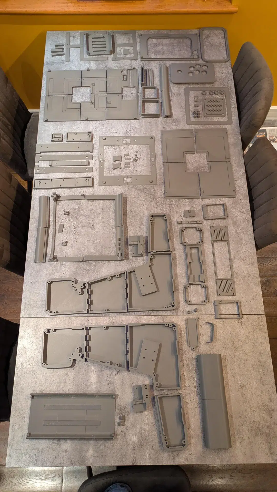 Gamer usa impressora 3D e constrói fliperama caseiro equipado com processador Ryzen 2 3d printed 1p bartop arcade v0