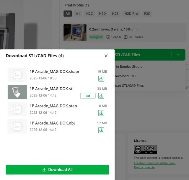 Gamer usa impressora 3D e constrói fliperama caseiro equipado com processador Ryzen 3 3d printed 1p bartop arcade v0 jrj2v6lp7n5g1