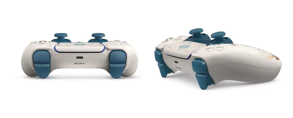 Mais detalhes do DualSense temático