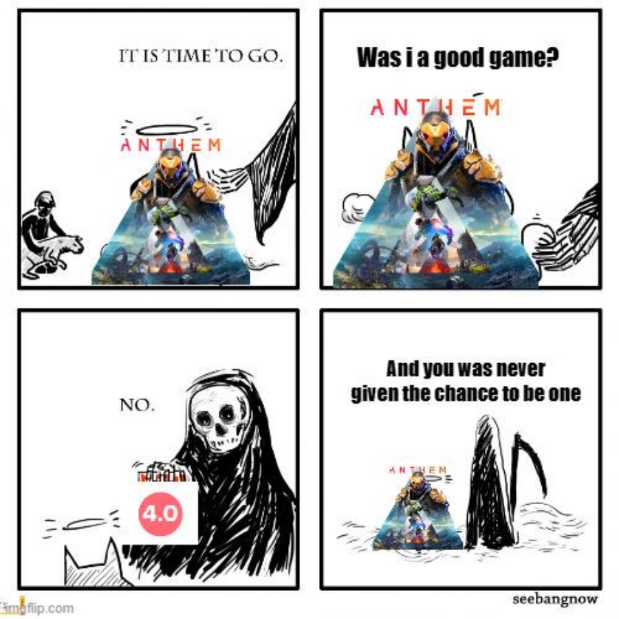 Jogadores de Anthem prestam últimas homenagens antes do fim do game