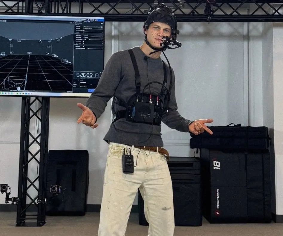 Ben Jordan compartilha sessão de captura como Spider-Man