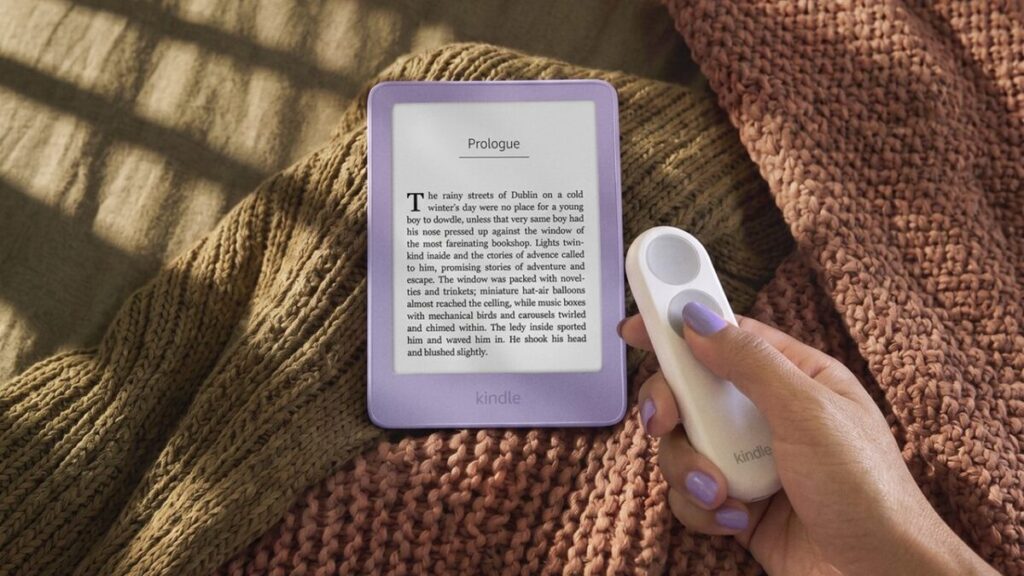 Amazon anuncia controle remoto para avançar de página no Kindle