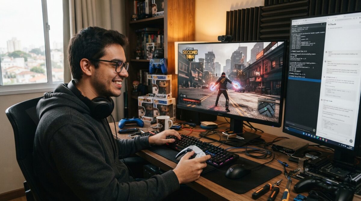 Entusiasta faz inFAMOUS Second Son rodar em 4K no PC com shadPS4 e ajuda do Claude: “Fiz isso em 24 horas”